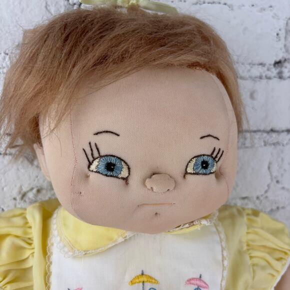 Vintage OOAK Handmade Soft Face Doll-Tandy 18”